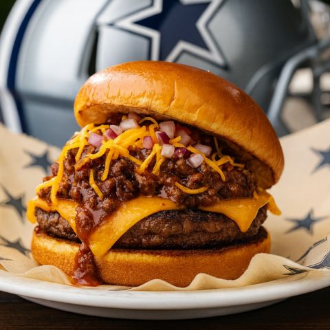 Copycat Frito Pie Burger Recipe (AT&T Stadium - Dallas Cowboys)